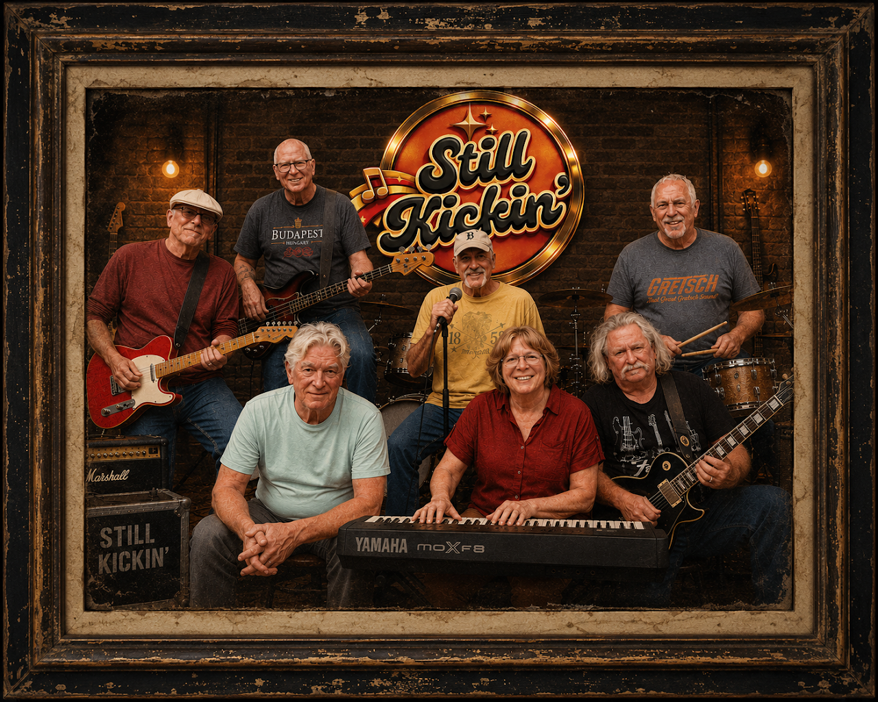 Still Kickin Band group portrait